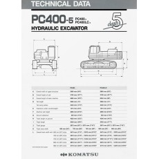 Komatsu PC400-5 Hydraulic Excavators