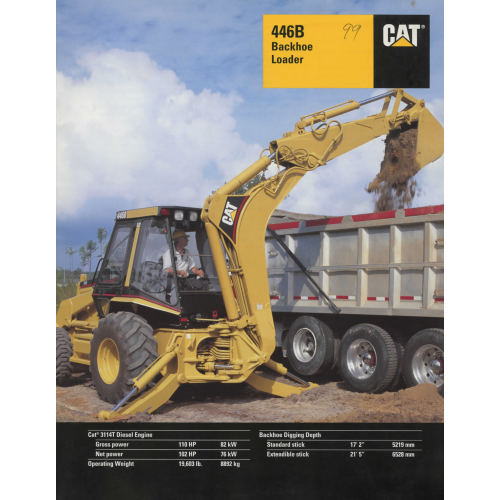 Caterpillar 446b Backhoe Loaders