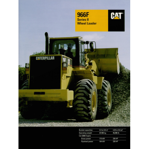Caterpillar 966f Series 2 Wheel Loaders