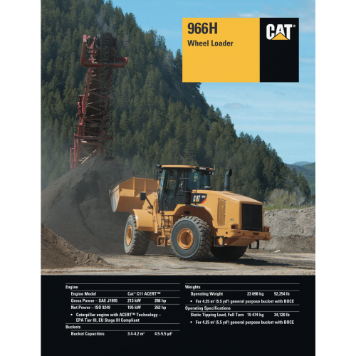 Caterpillar 966h Wheel Loaders