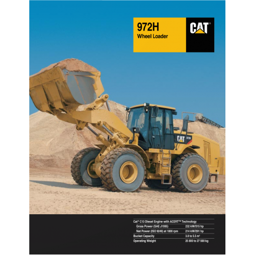 Caterpillar 972h Wheel Loaders