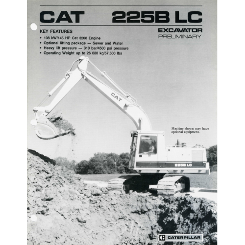 Caterpillar 225b Lc Hydraulic Excavators