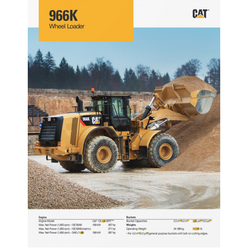 Caterpillar 966k Wheel Loaders