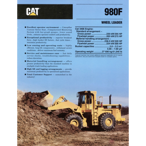 Caterpillar 980f Wheel Loaders