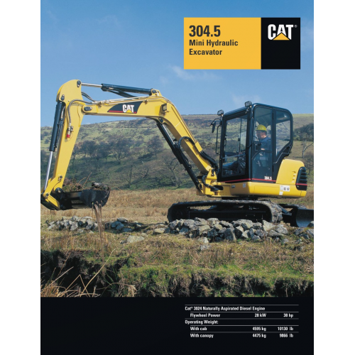 Caterpillar 304 5 Mini Hydraulic Excavators