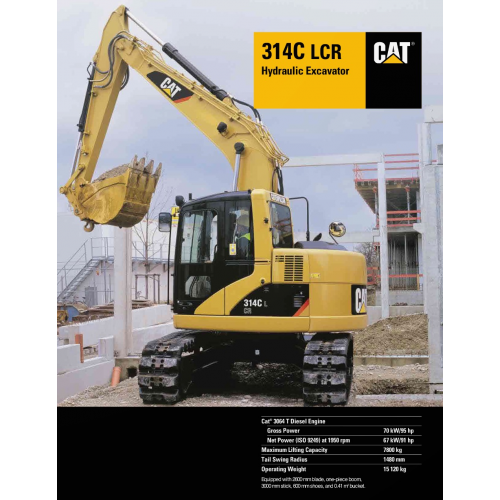 Caterpillar 314c Lcr Hydraulic Excavators