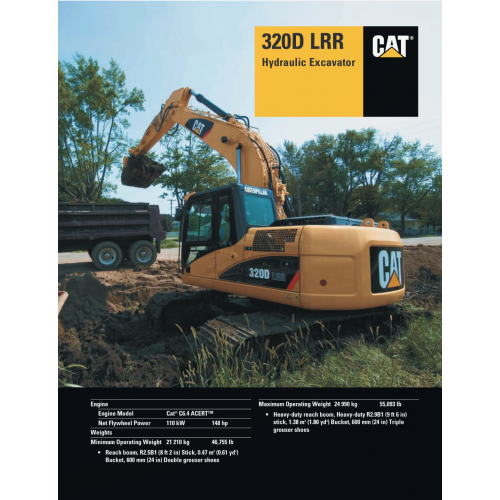 Caterpillar 320d L Rr Hydraulic Excavators