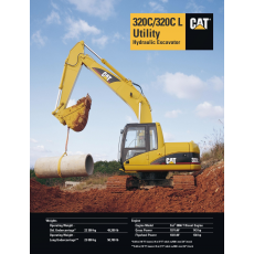Caterpillar 320C, 320C L Utility Excavators  