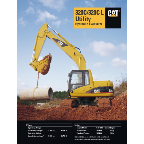 Caterpillar 320c 320c L Utility Excavators