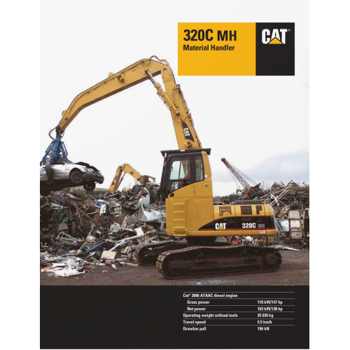 Caterpillar 320c Mh Material Handlers Hydraulic Excavators