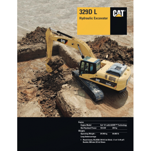Caterpillar 329d L Hydraulic Excavators