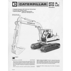 Caterpillar 213 213 Lc Hydraulic Excavators