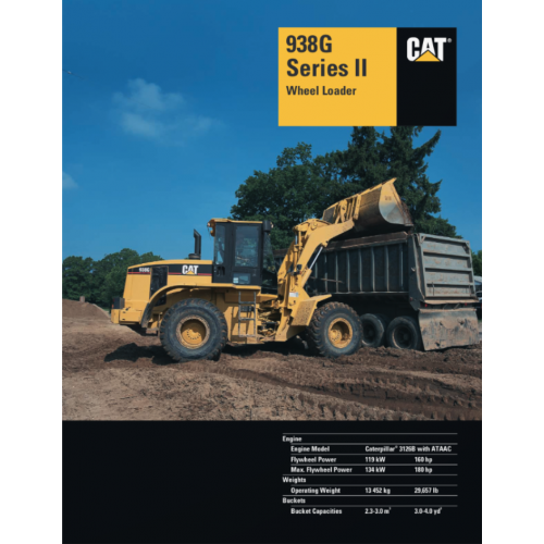 Caterpillar 938g Series Ii Wheel Loader