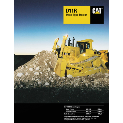 Caterpillar D11r Track Type Tractors Bulldozers