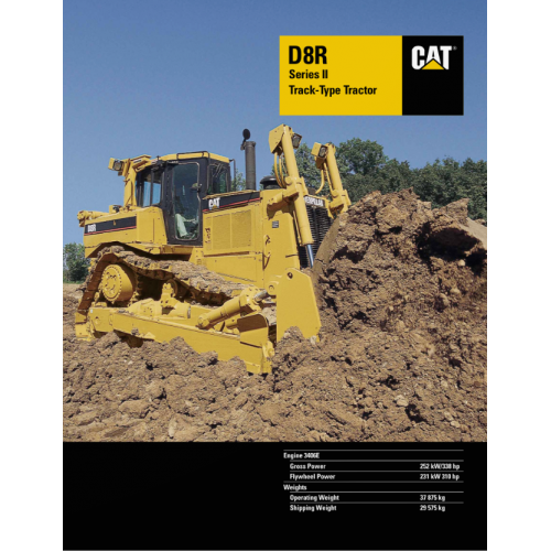 Caterpillar D8r Ii Track Type Tractors Bulldozers