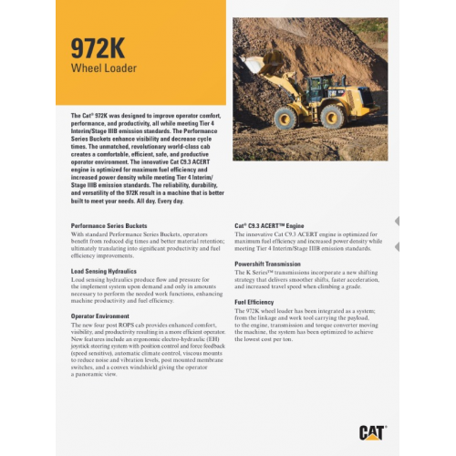 Caterpillar 972k Wheel Loaders